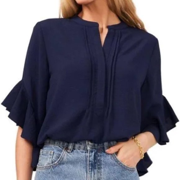 Vince Camuto Ruffled Sleeves blouse - Picture 1 of 5